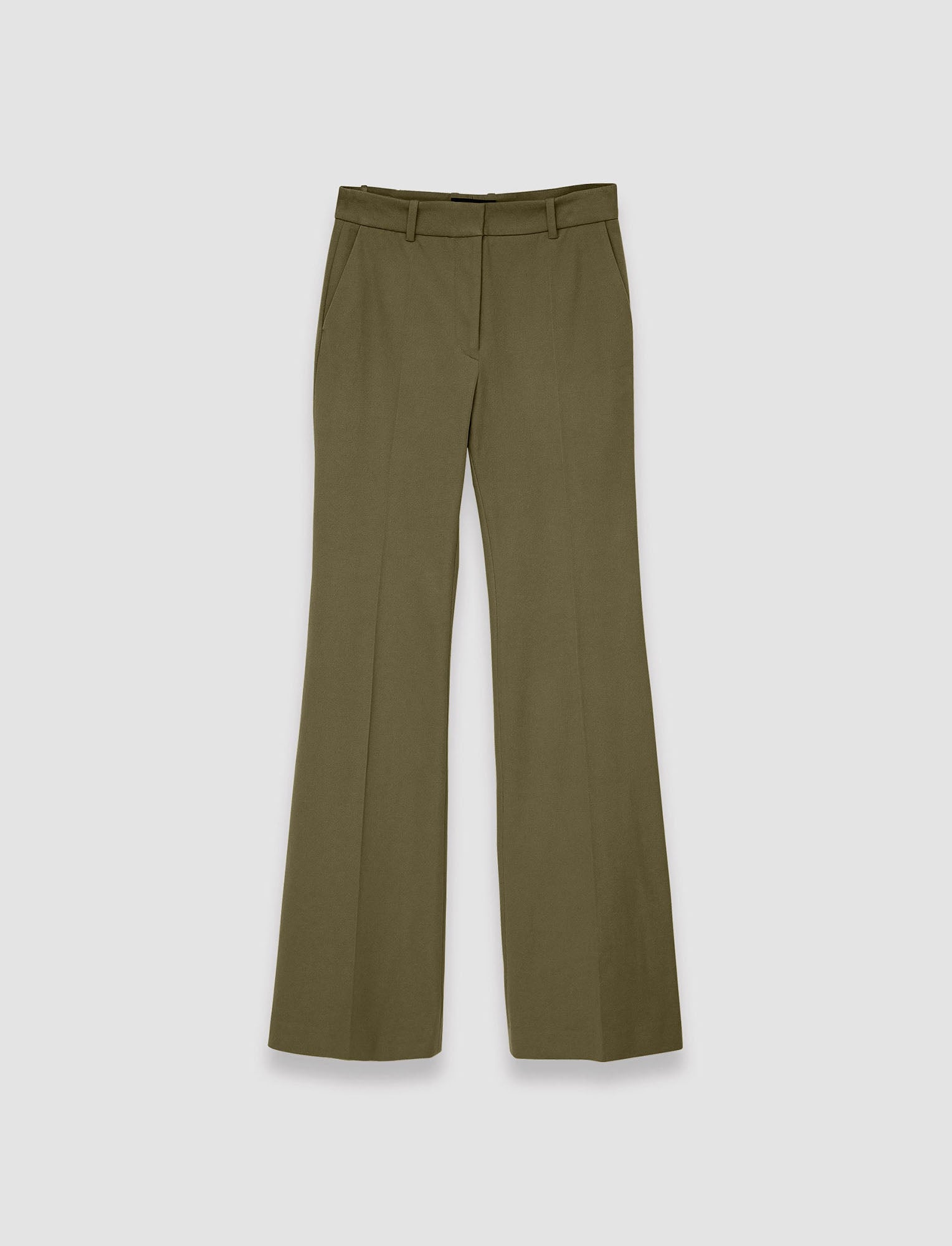 green-tafira-gabardine-stretch-trousers-JOSEPH