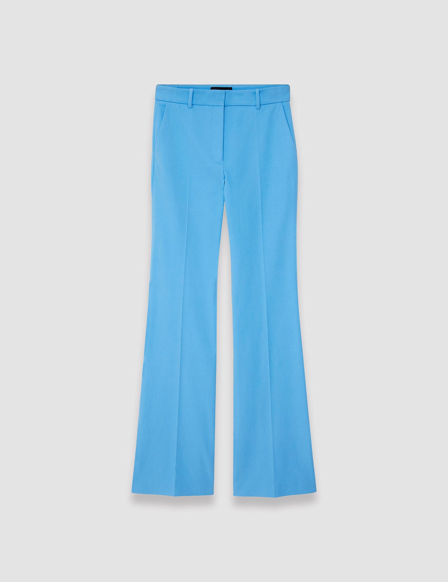 Blue Tafira Gabardine Stretch Trousers - Joseph