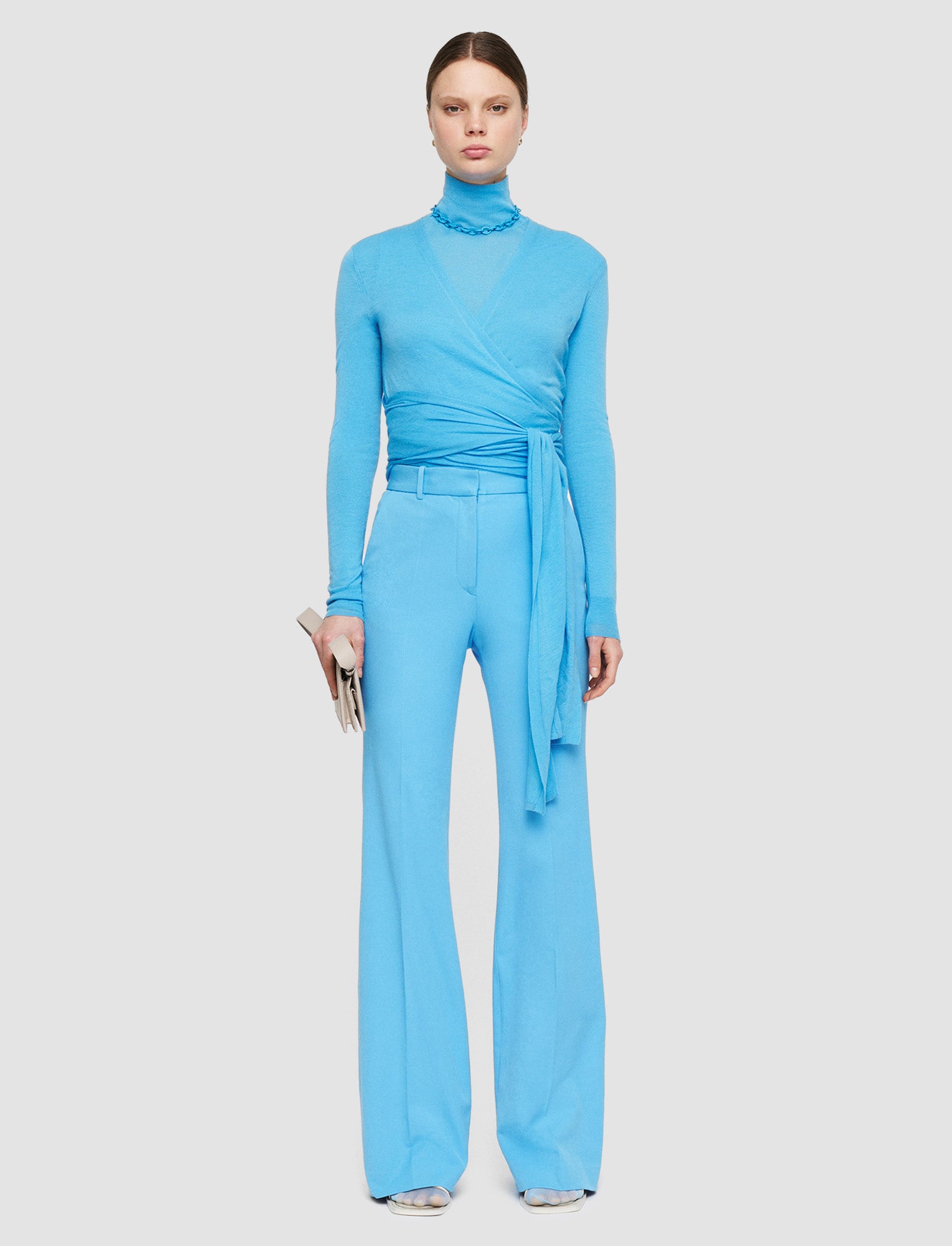 blue-tafira-gabardine-stretch-trousers-JOSEPH