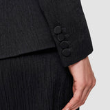 Black Textured Viscose Joaquim Jacket - Joseph