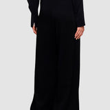 Black Textured Viscose Talma Trousers - Joseph