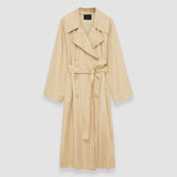 Beige Fluid Rainwear Cambrai Coat - Joseph