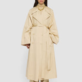 Beige Fluid Rainwear Cambrai Coat - Joseph