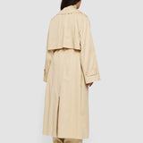 Beige Fluid Rainwear Cambrai Coat - Joseph