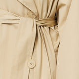 Beige Fluid Rainwear Cambrai Coat - Joseph