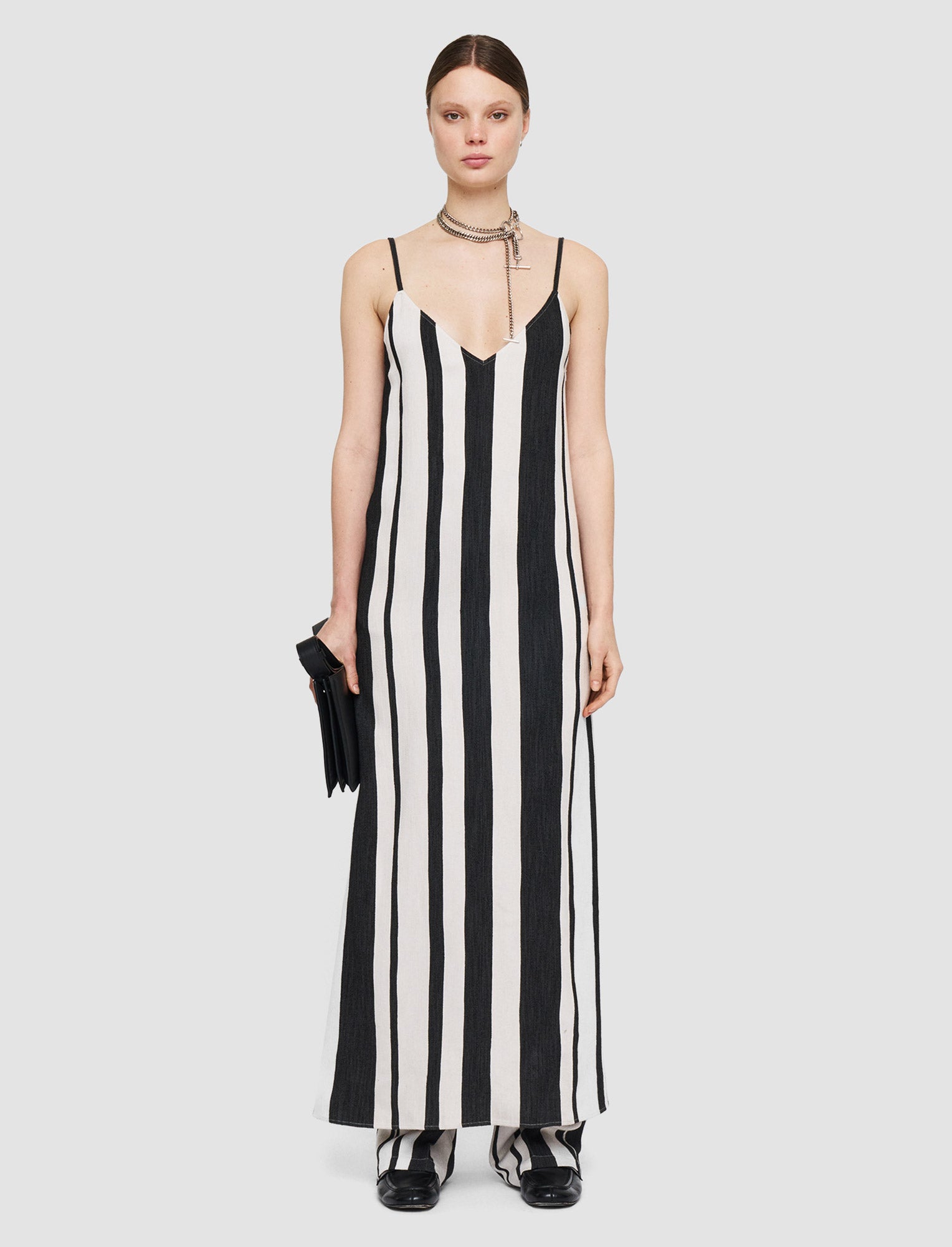 multicolour-joseph-stripe-dalou-dress-JOSEPH