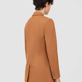 Brown Tailoring Wool Stretch Jackie Jacket - Joseph