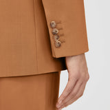 Brown Tailoring Wool Stretch Jackie Jacket - Joseph