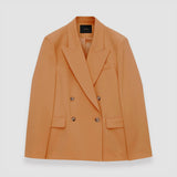 Brown Jaden Tailoring Wool Stretch Jacket - Joseph