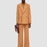 Brown Jaden Tailoring Wool Stretch Jacket - Joseph