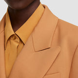 Brown Jaden Tailoring Wool Stretch Jacket - Joseph