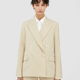 Beige Jaden Tailoring Wool Stretch Jacket - Joseph