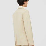 Beige Jaden Tailoring Wool Stretch Jacket - Joseph