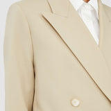 Beige Jaden Tailoring Wool Stretch Jacket - Joseph