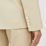 Beige Jaden Tailoring Wool Stretch Jacket - Joseph