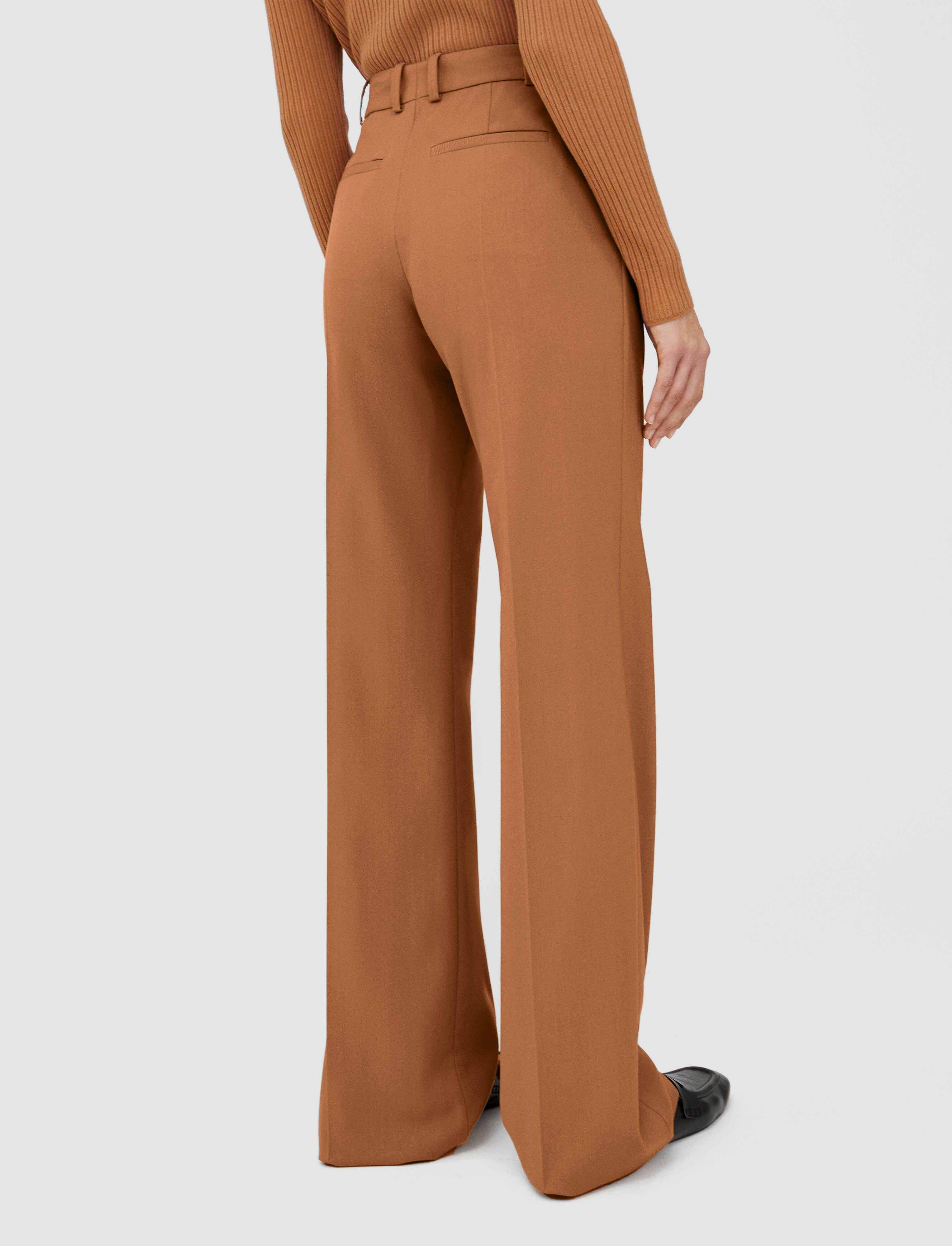 marron-pantalon-morissey-en-laine-stretch-JOSEPH