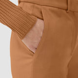 Brown Morissey Tailoring Wool Stretch Trousers - Joseph