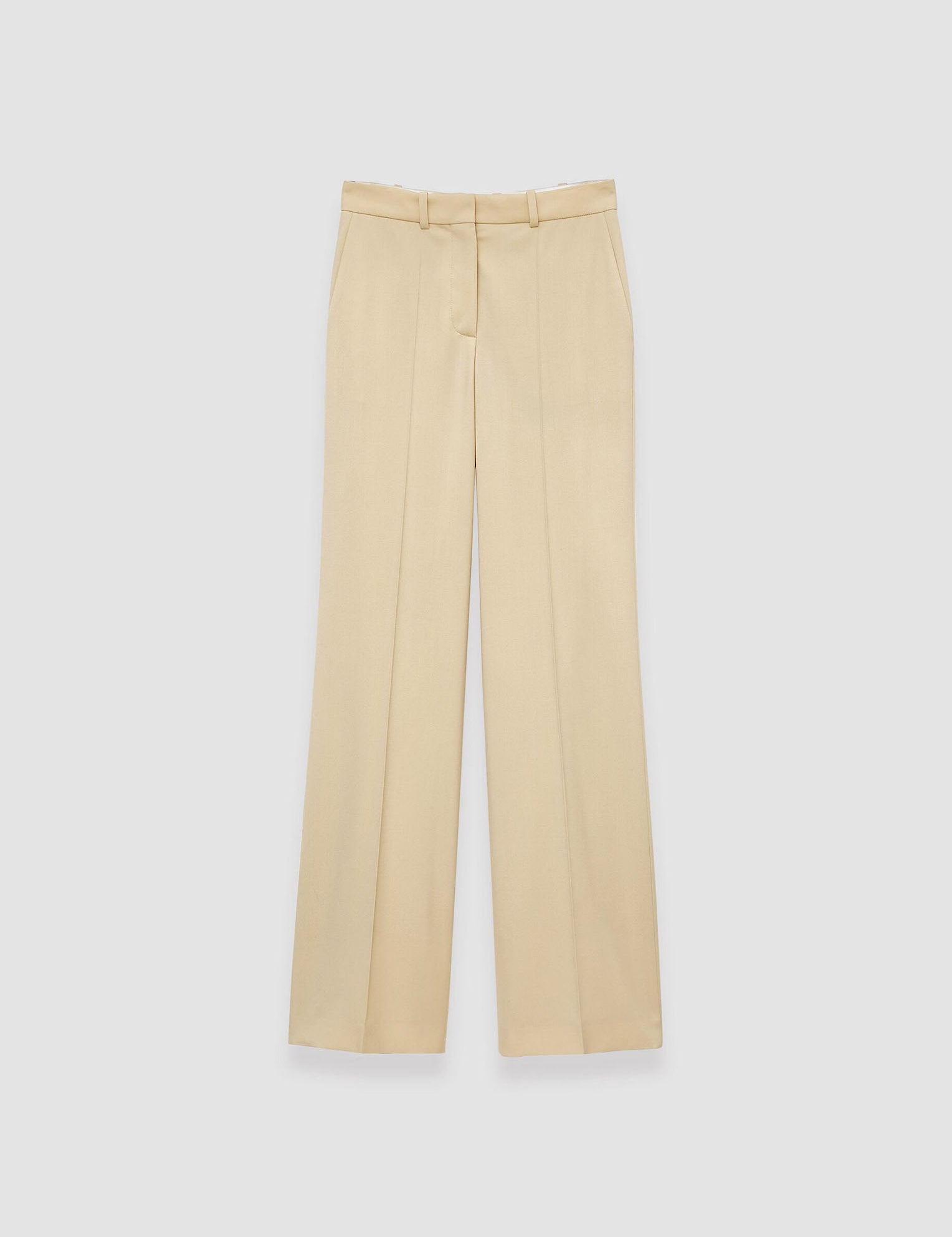 Beige Morissey Tailoring Wool Stretch Trousers - Joseph