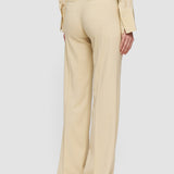 Beige Morissey Tailoring Wool Stretch Trousers - Joseph