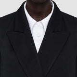 Black Ottoman Jersey Chapone Jacket - Joseph