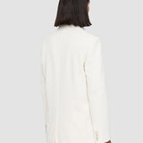 White Ottoman Jersey Chapone Jacket - Joseph