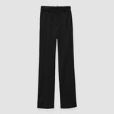 Black Ottoman Jersey Tafira Trousers - Joseph