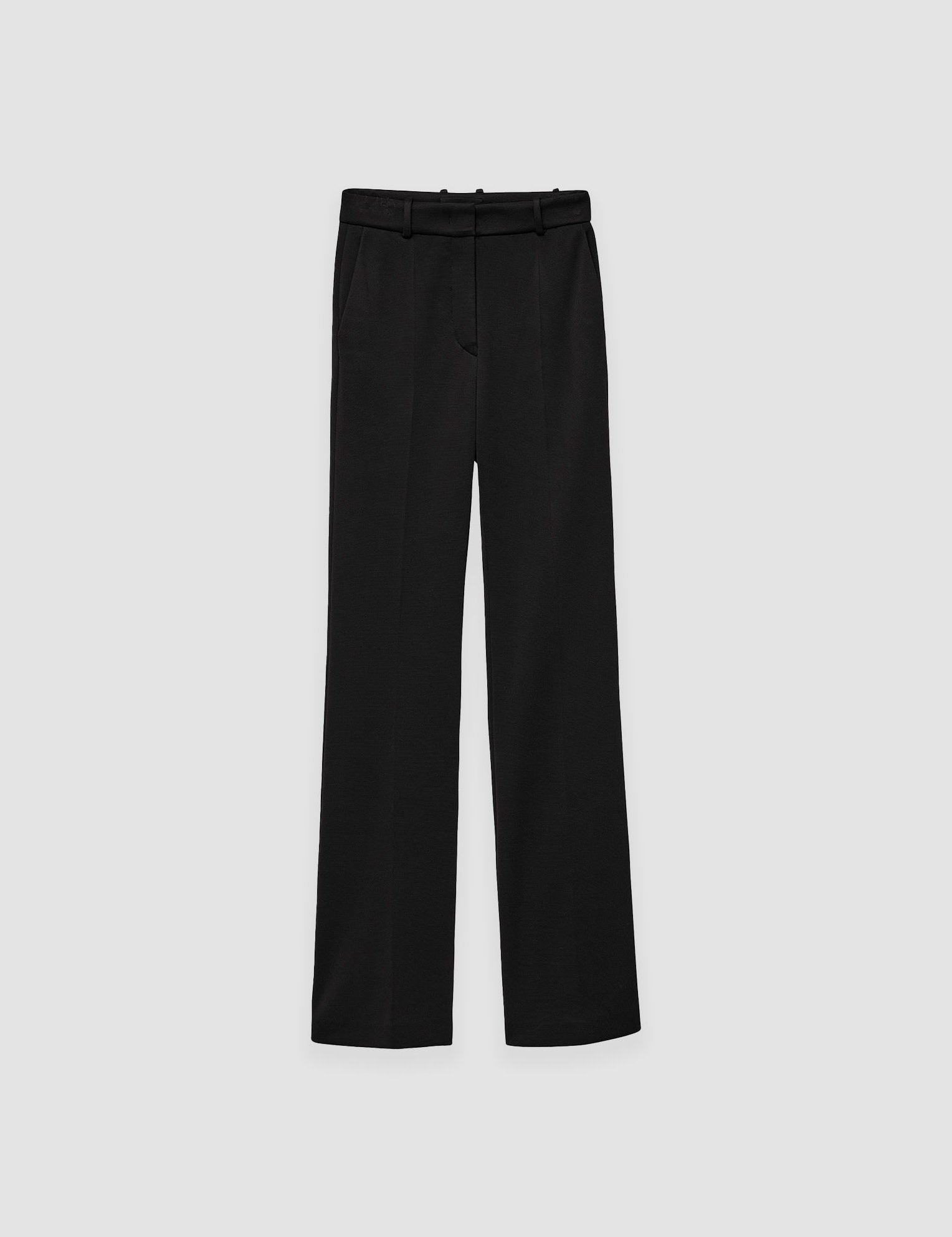 Black Ottoman Jersey Tafira Trousers - Joseph