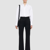 Black Ottoman Jersey Tafira Trousers - Joseph