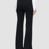 Black Ottoman Jersey Tafira Trousers - Joseph