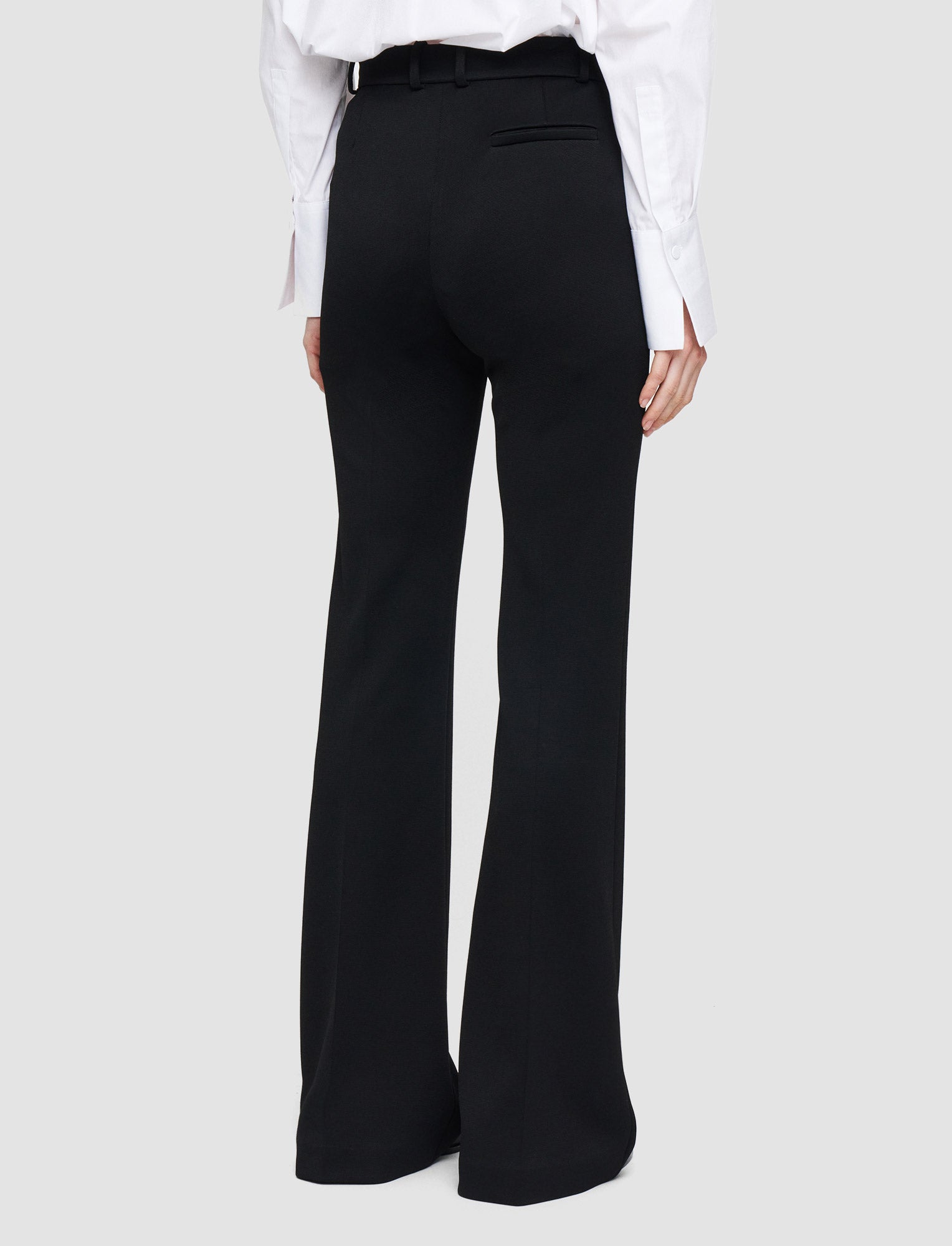 black-ottoman-jersey-tafira-trousers-JOSEPH