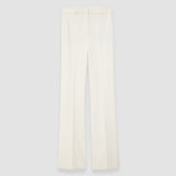 White Ottoman Jersey Tafira Trousers - Joseph