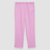 Pink Soft Viscose Tailoring Tottenham Trousers - Joseph