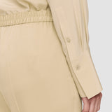 Beige Soft Viscose Tailoring Tottenham Trousers - Joseph