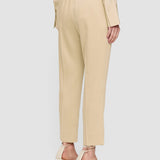 Beige Soft Viscose Tailoring Tottenham Trousers - Joseph