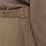 Brown Linen Cotton Siddons Skirt - Joseph