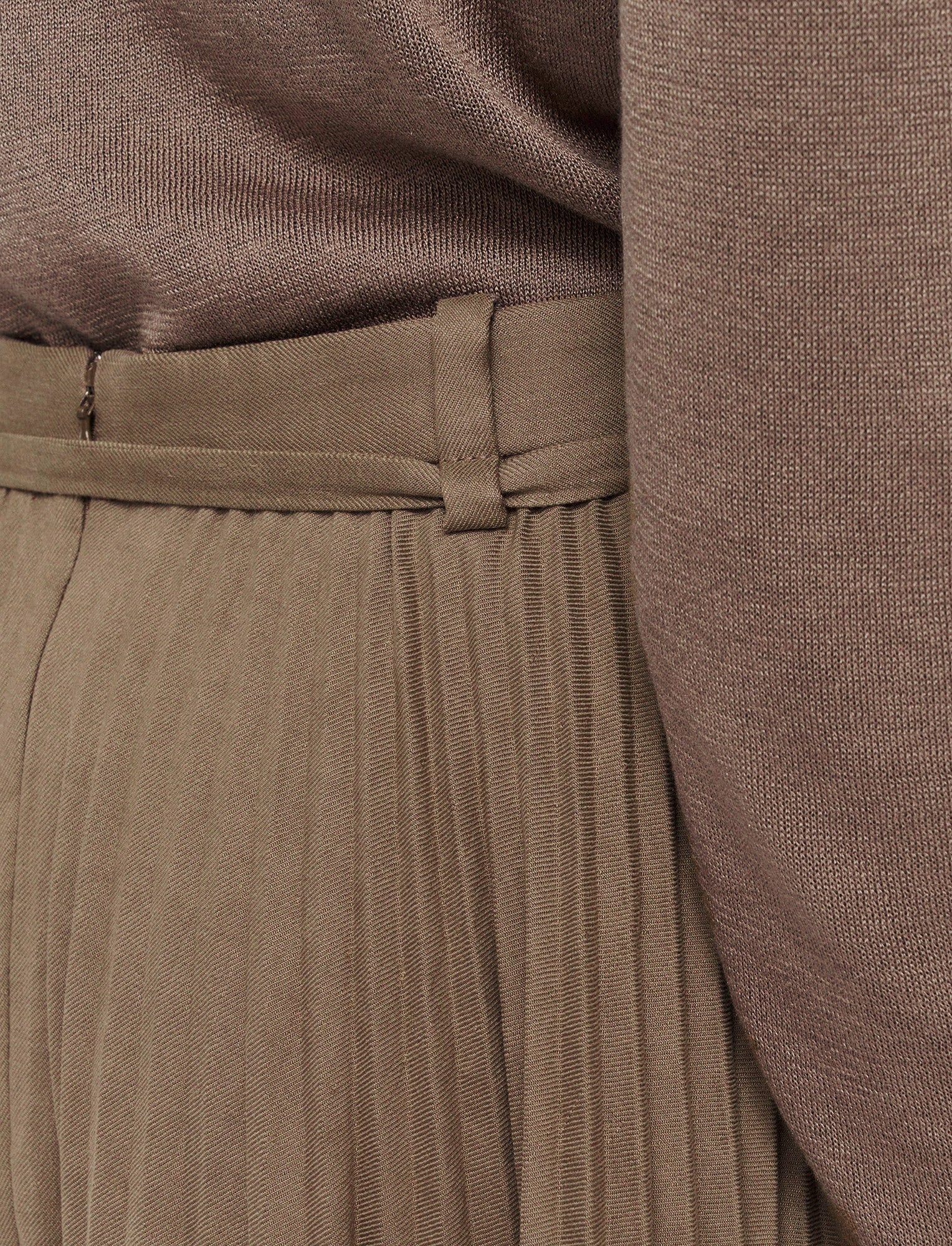 brown-linen-cotton-siddons-skirt-JOSEPH