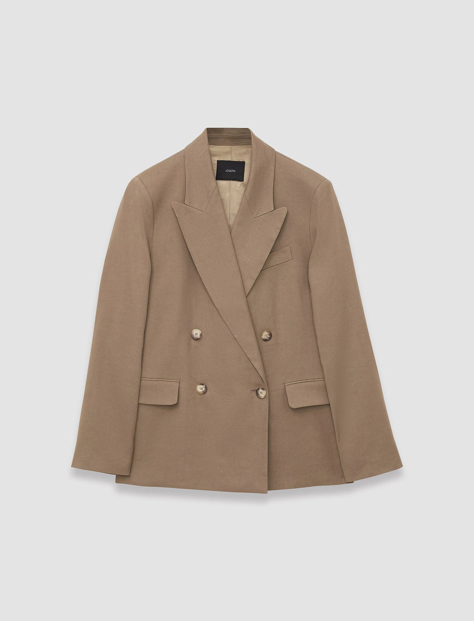 brown-linen-cotton-jaden-jacket-JOSEPH