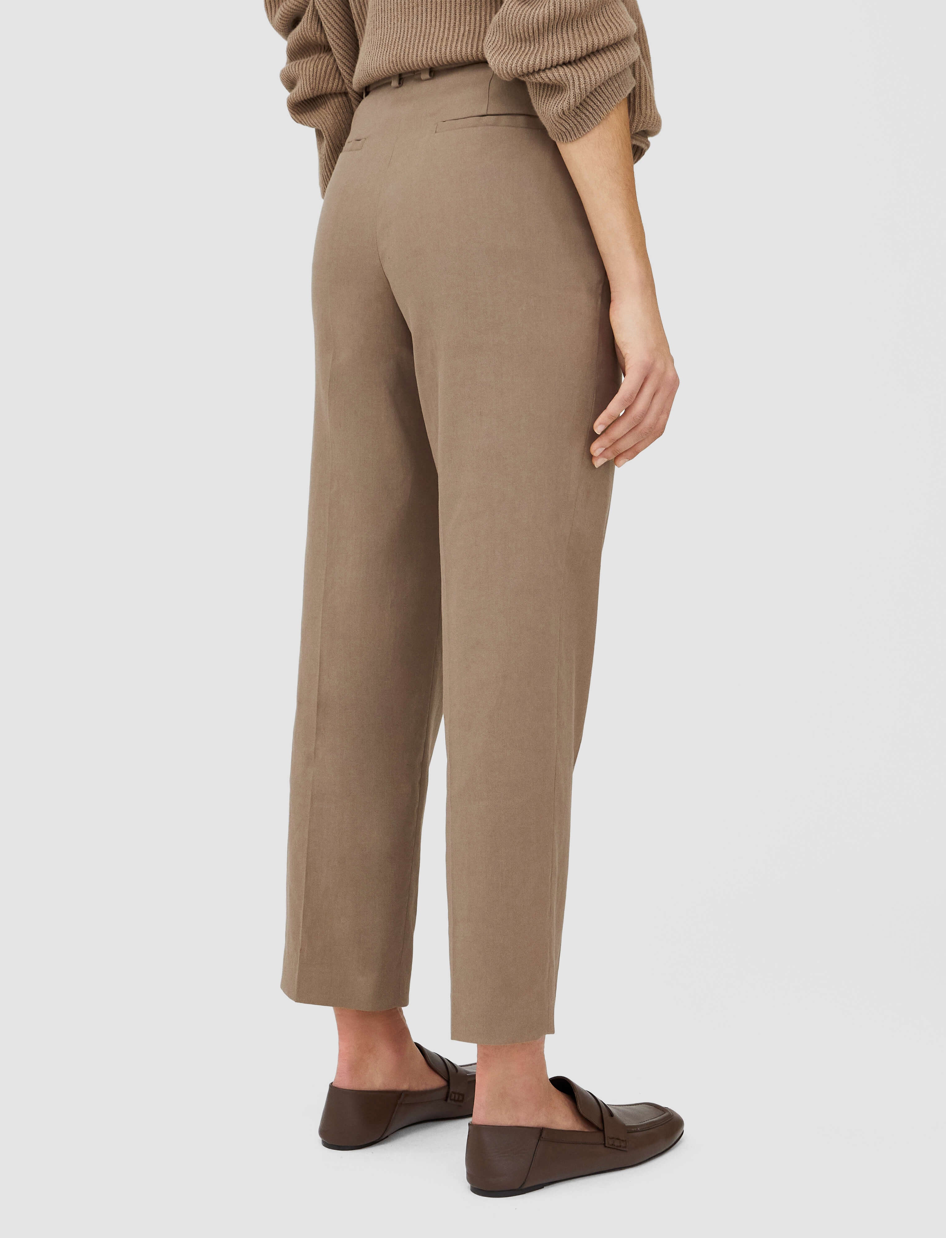 brown-linen-cotton-trina-trousers-JOSEPH