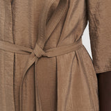 Textured Twill Dareau Dress