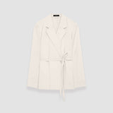 Beige Textured Twill Mayet Jacket - Joseph