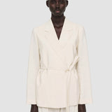 Beige Textured Twill Mayet Jacket - Joseph