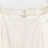 Beige Light Cotton Sateen Tunis Trousers - Joseph