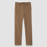 Brown Bi-Stretch Toile Coleman Trousers - Joseph