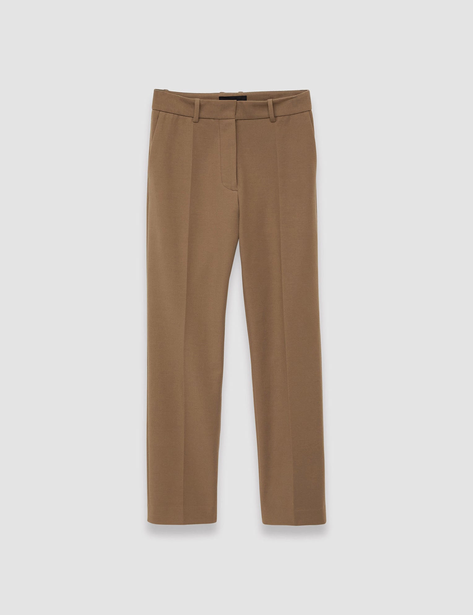 Brown Bi-Stretch Toile Coleman Trousers - Joseph