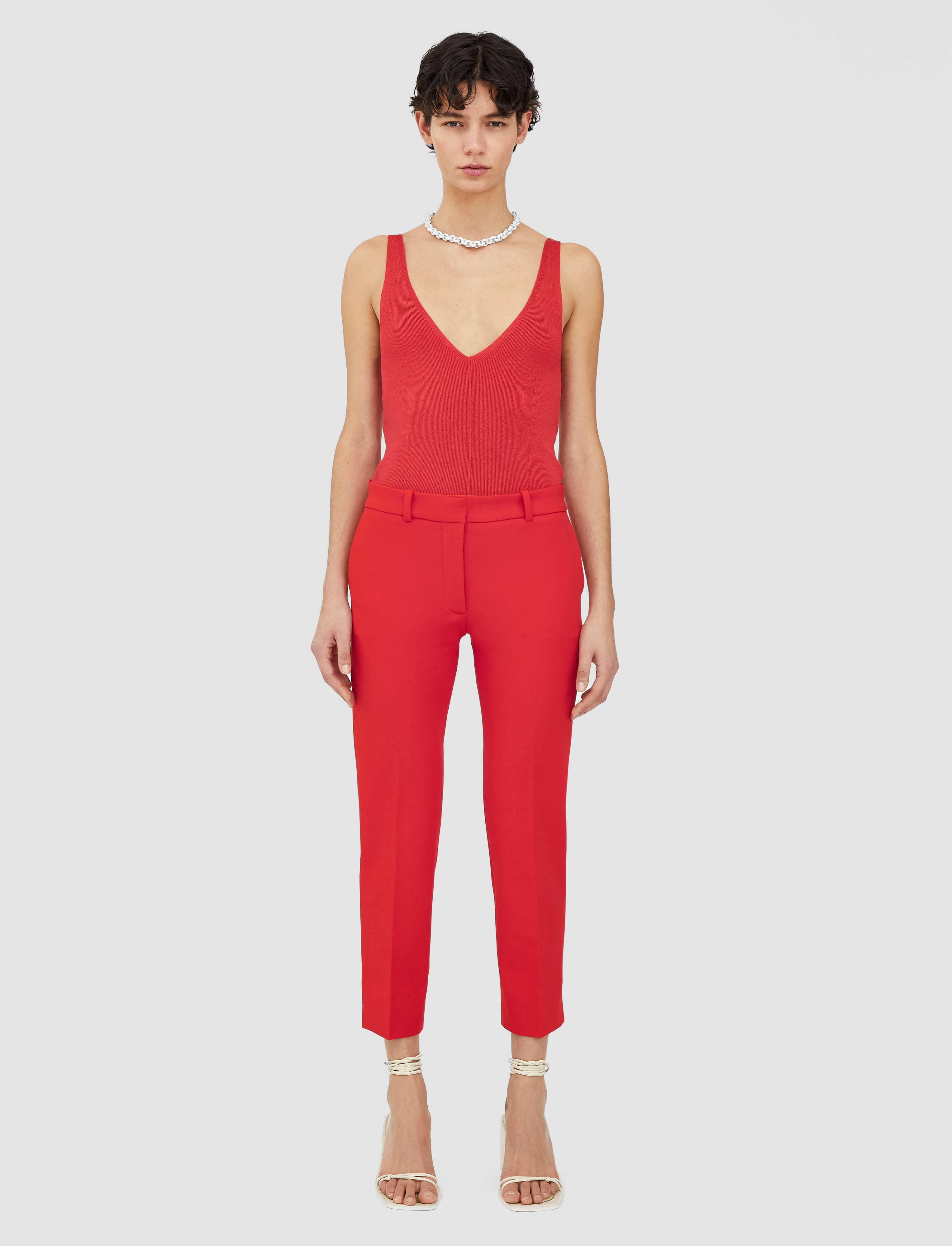 red-bi-stretch-toile-bing-court-trousers-JOSEPH