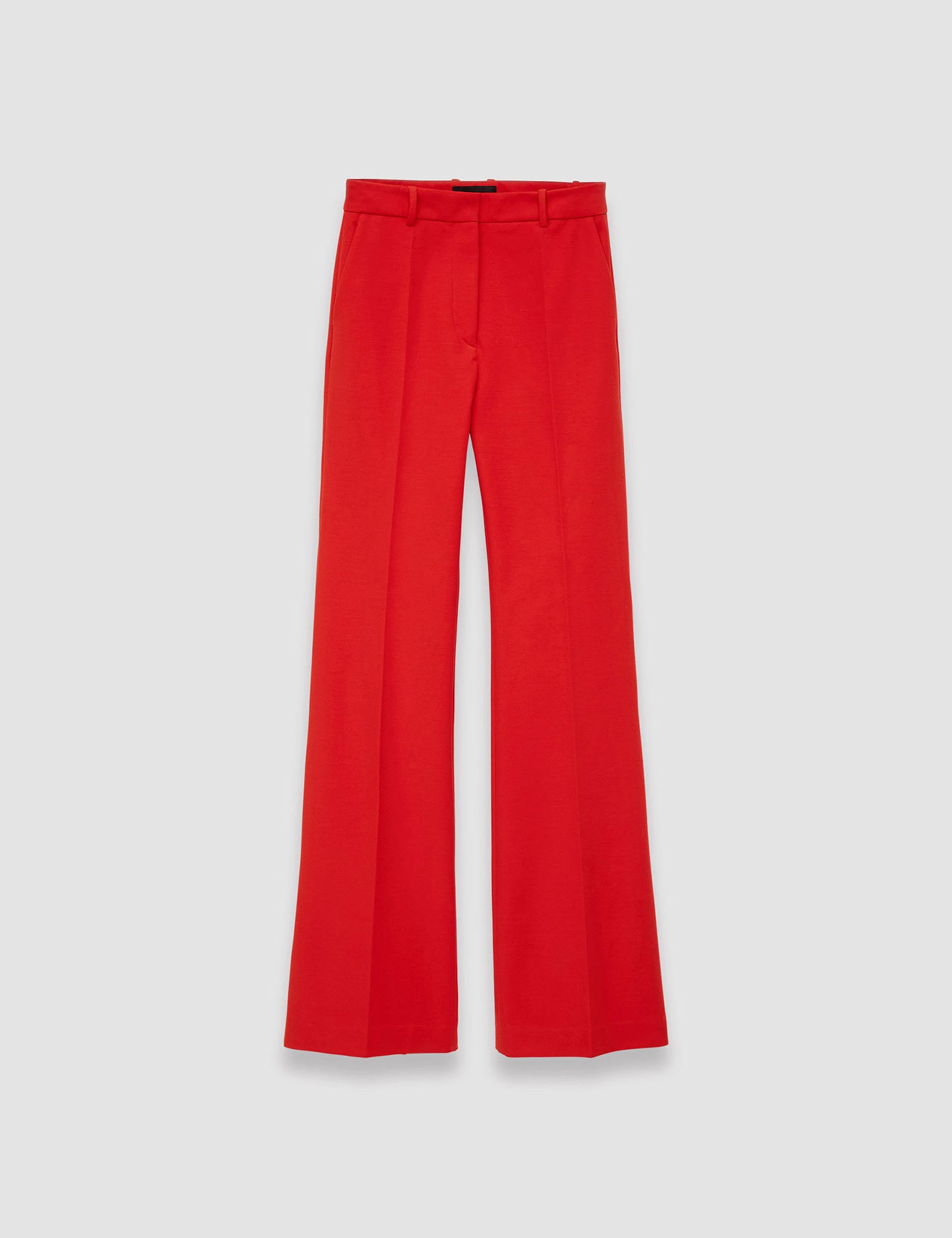 Red Bi-Stretch Toile Tafira Trousers - Joseph