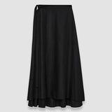 Black Light Cotton Sateen Alix Skirt - Joseph