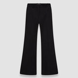 Black Tafira Gabardine Stretch Trousers - Joseph