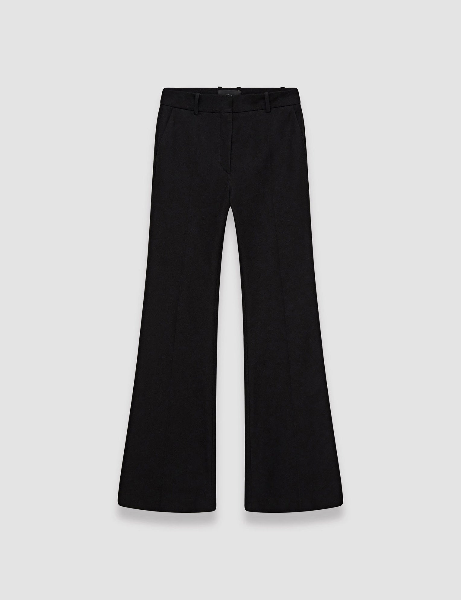 Black Tafira Gabardine Stretch Trousers - Joseph