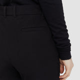 Black Tafira Gabardine Stretch Trousers - Joseph